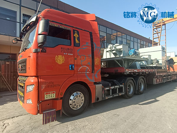 烈日炎炎出貨忙，廣東佛山干粉砂漿生產(chǎn)線(xiàn)再走一車(chē)！